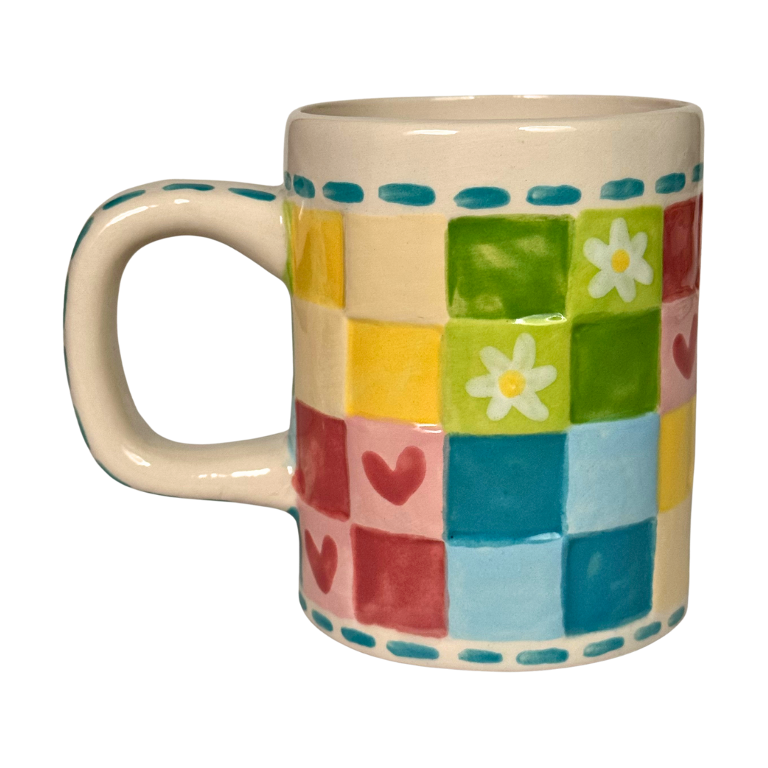 🎄 Checkered Mug