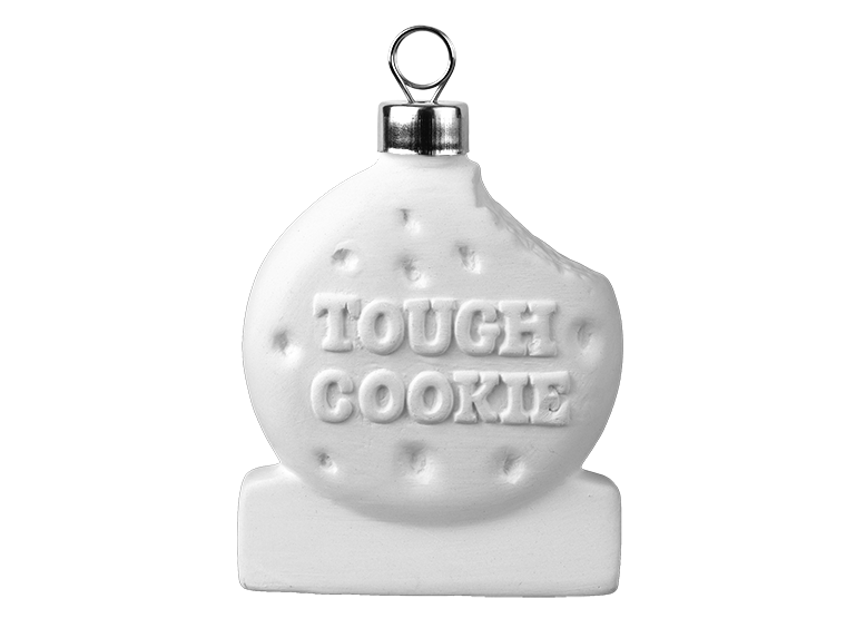 💚 3D Girls Scout Tough Cookie Ornament