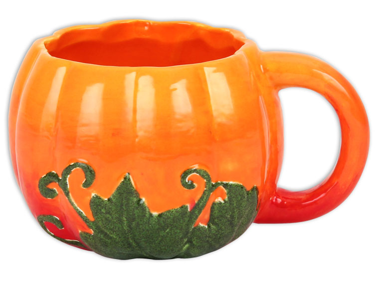 Pumpkin Mug with Vines