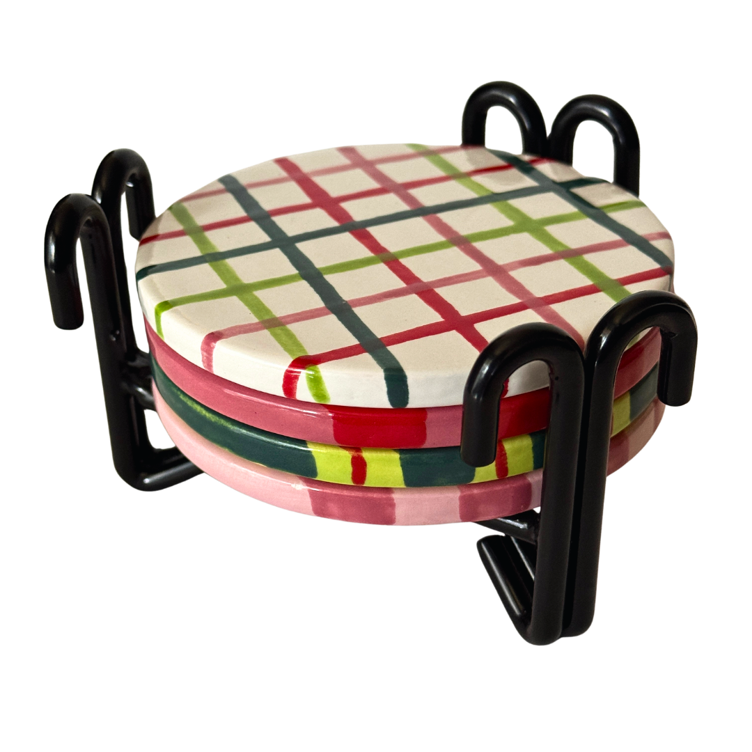 🎄 Round Coaster Set