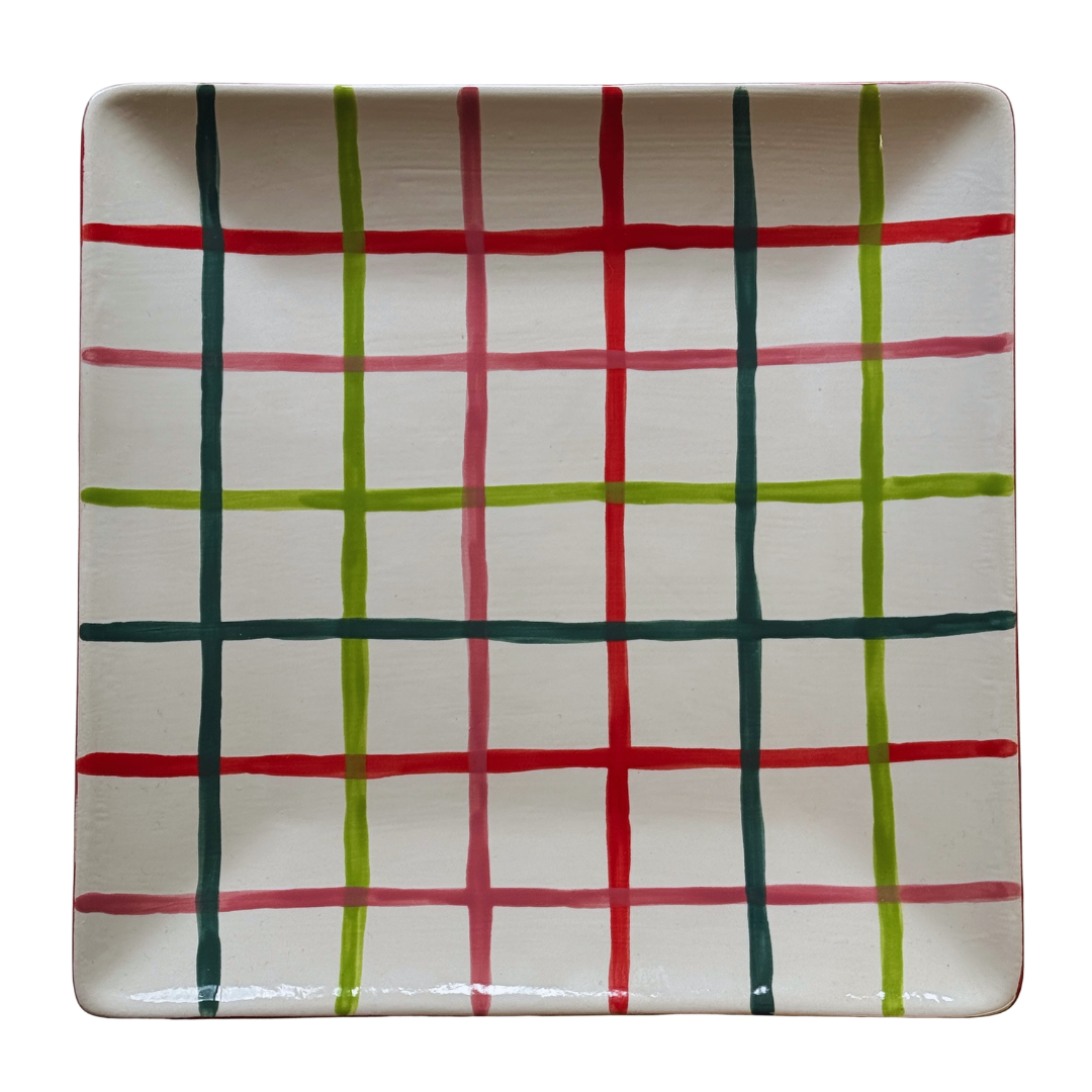 🍽️🎄 Sq Coupe Dinner Plate