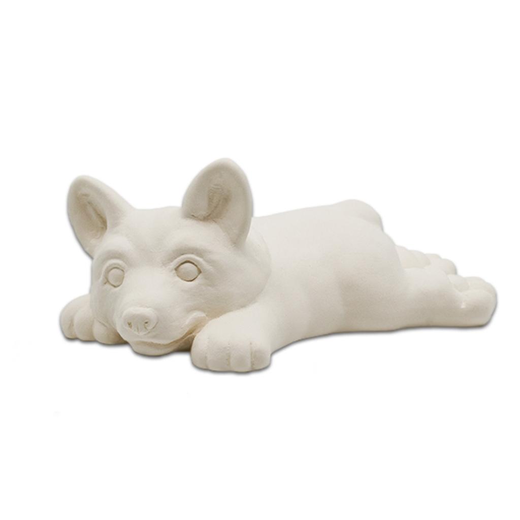 Corgi Sploot Collectible