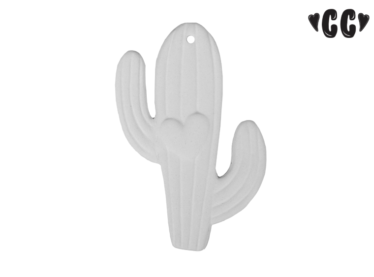 💜 Cactus Ornament with Heart