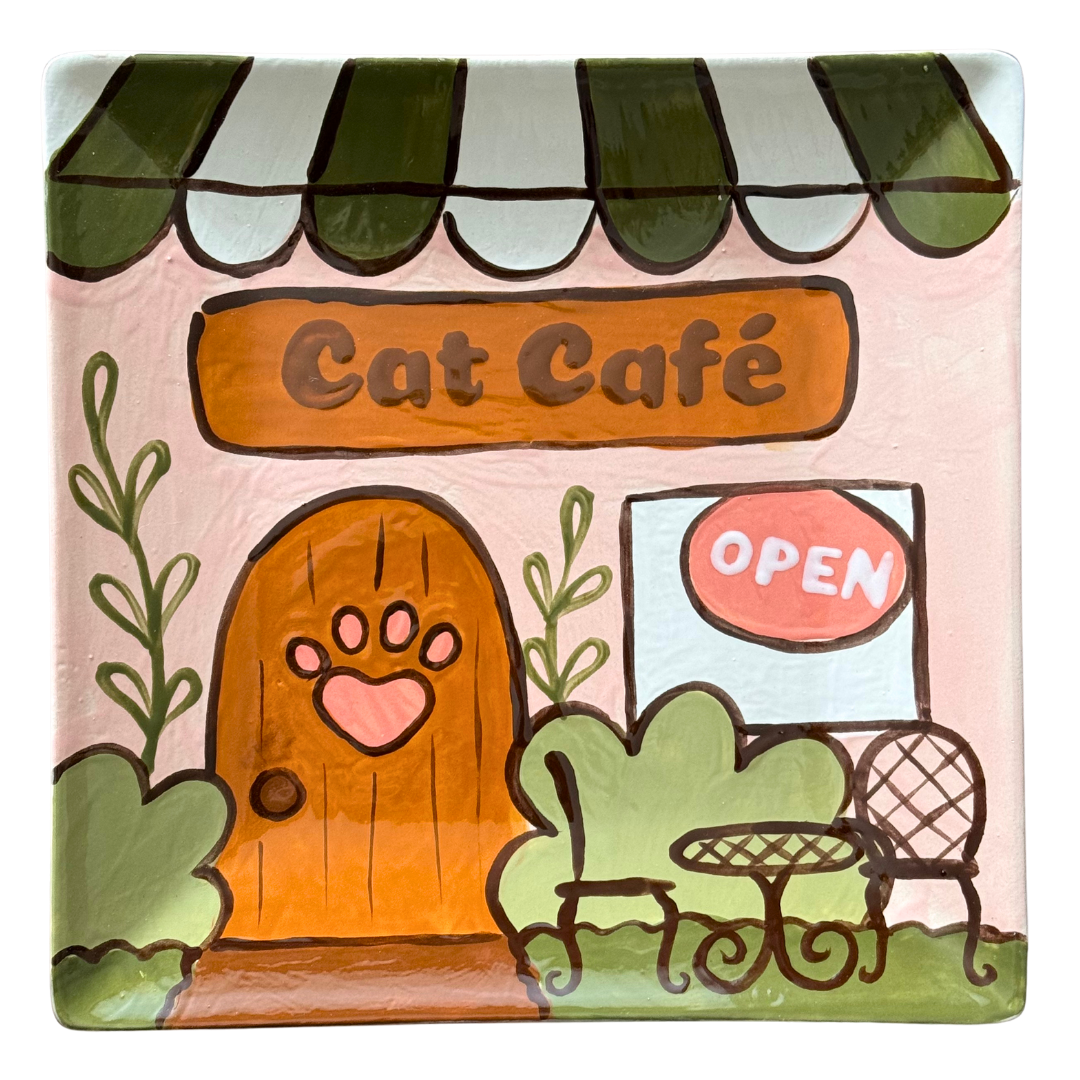 🍽️ ☕️ Sq Coupe Dinner Plate