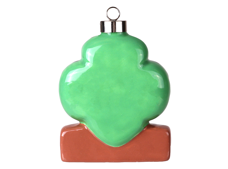 3D Girl Scout Trefoil Ornament