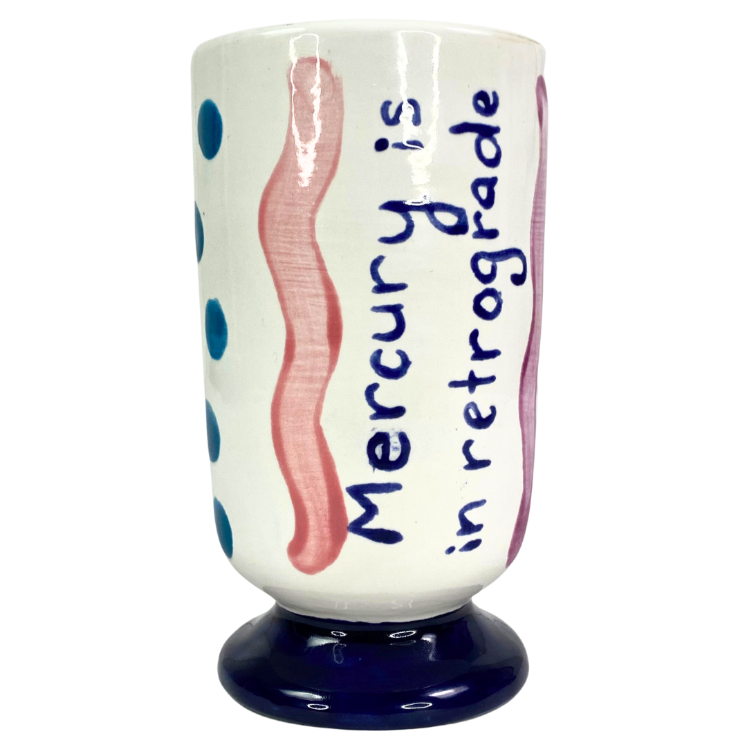 🦈 * Vintage Footed Glass