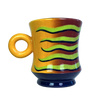 🐆 Tall Loop Handle Mug