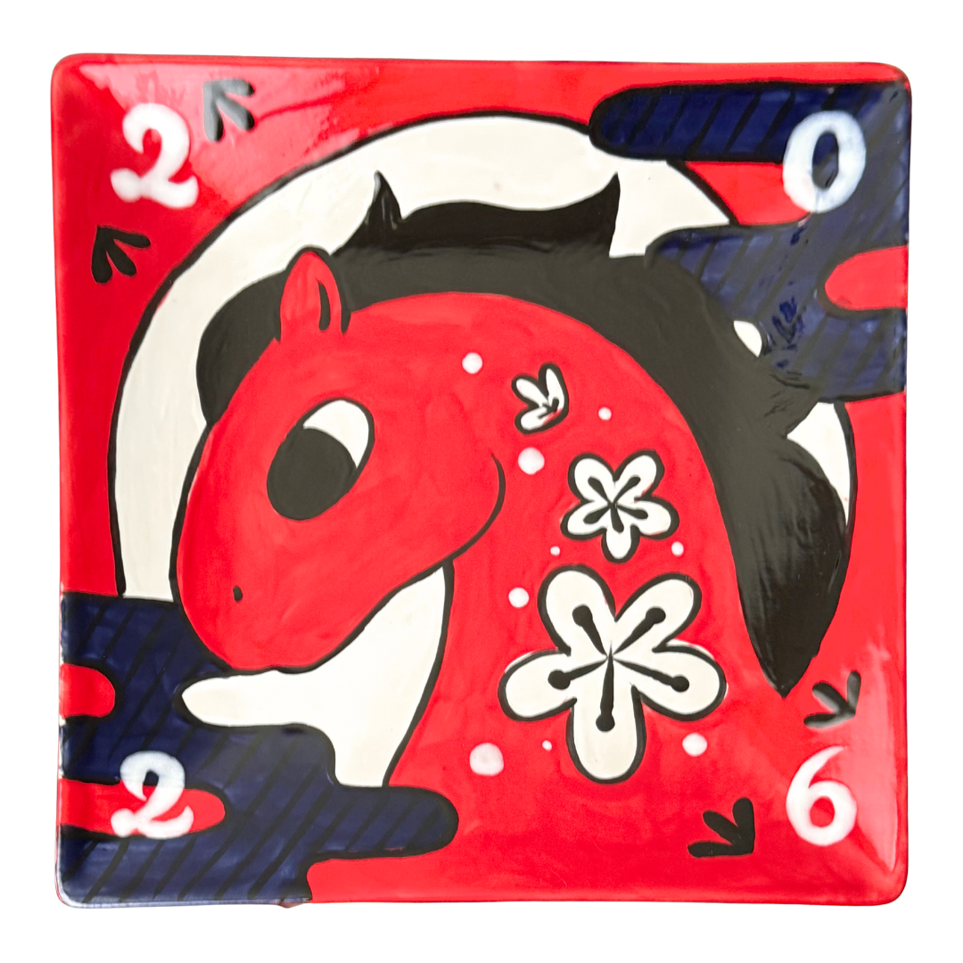 🍽️🏮 Sq Coupe Dinner Plate