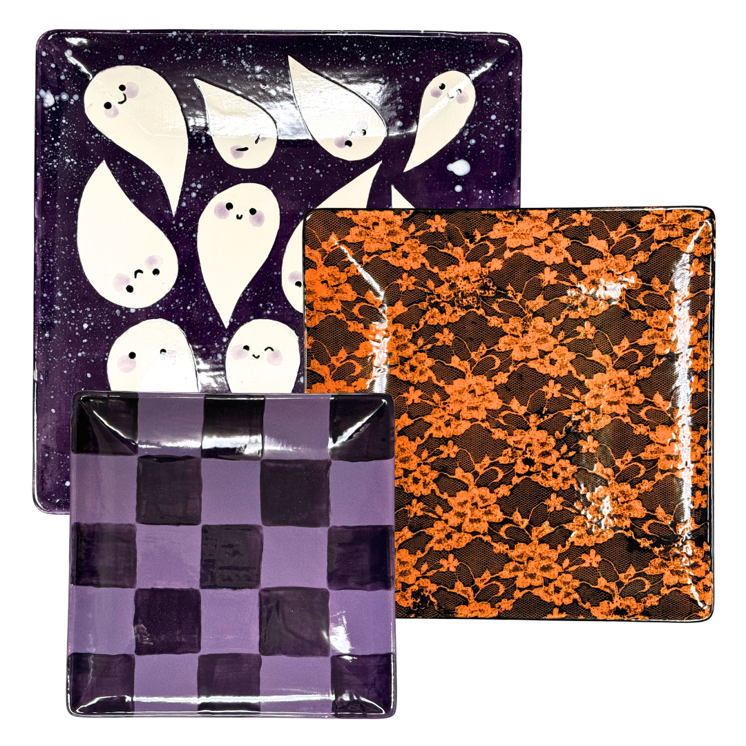 🍽️ 🦞 👻 Sq Coupe Salad Plate
