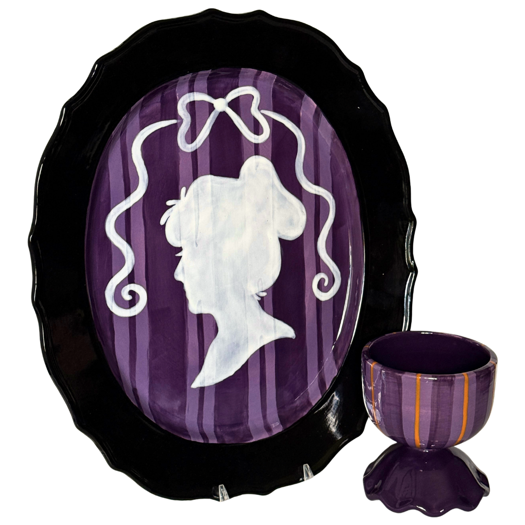 👻 Leah Ruffle Base Glass