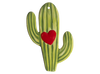 Cactus with Heart Ornament